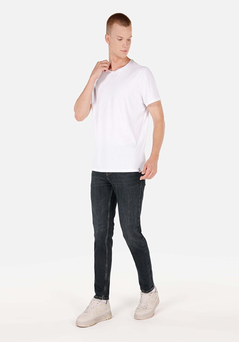 Afișați detalii pentru Pantaloni De Barbati Albastru Regular Fit 067 Jack Cl1071300