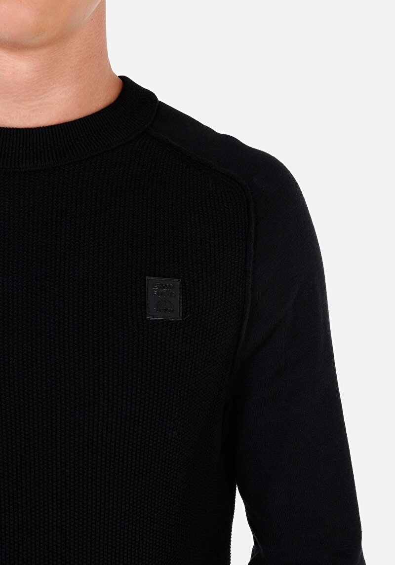 Imagine a Pulover De Barbati Negru Slim Fit Cl1071309