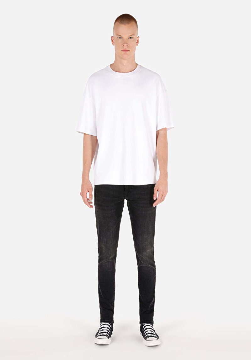 Imagine a Pantaloni De Barbati Negru Slim Fit 041 Danny Cl1071319