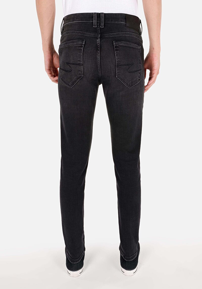 Imagine a Pantaloni De Barbati Negru Slim Fit 041 Danny Cl1071319