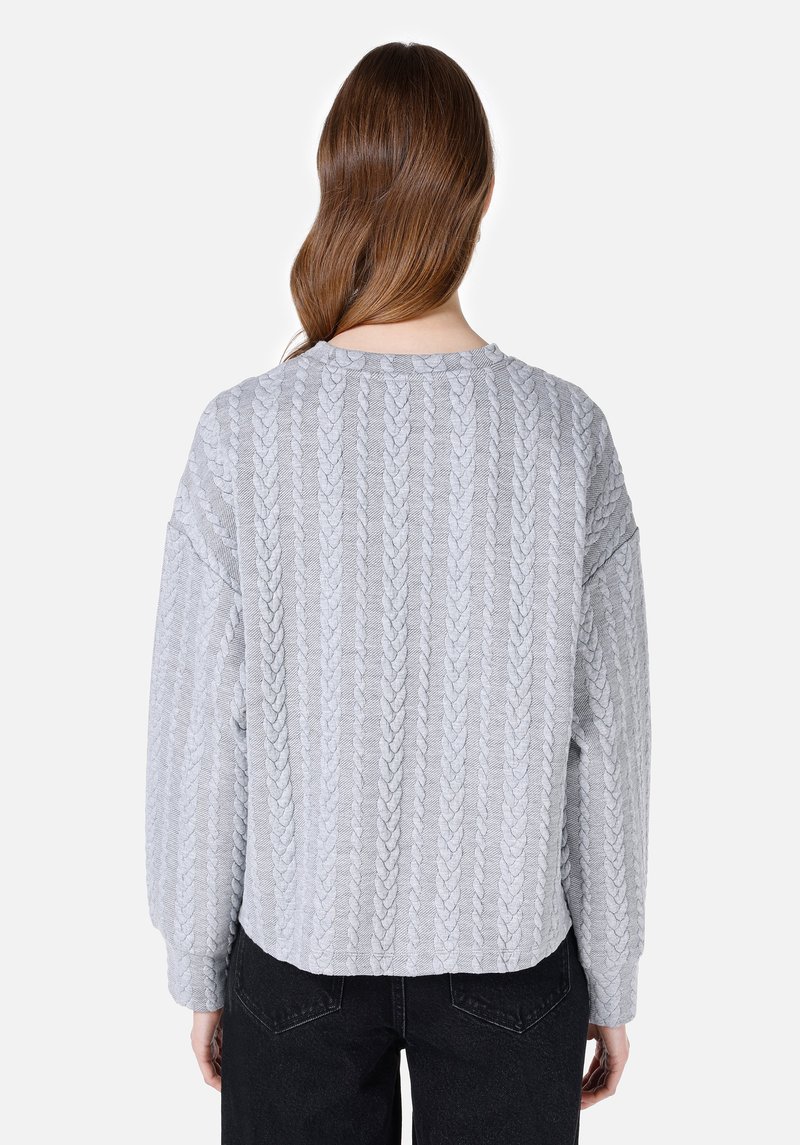 Imagine a Tricou Cu Maneca Lunga De Dama Gri Regular Fit Cl1067297