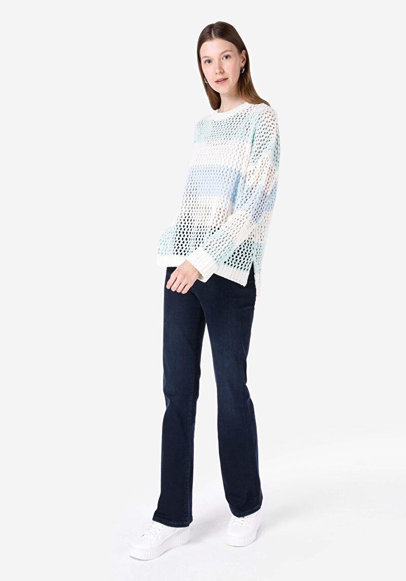 Afișați detalii pentru Pulover De Dama Multicolor Comfort Fit  Cl1067363