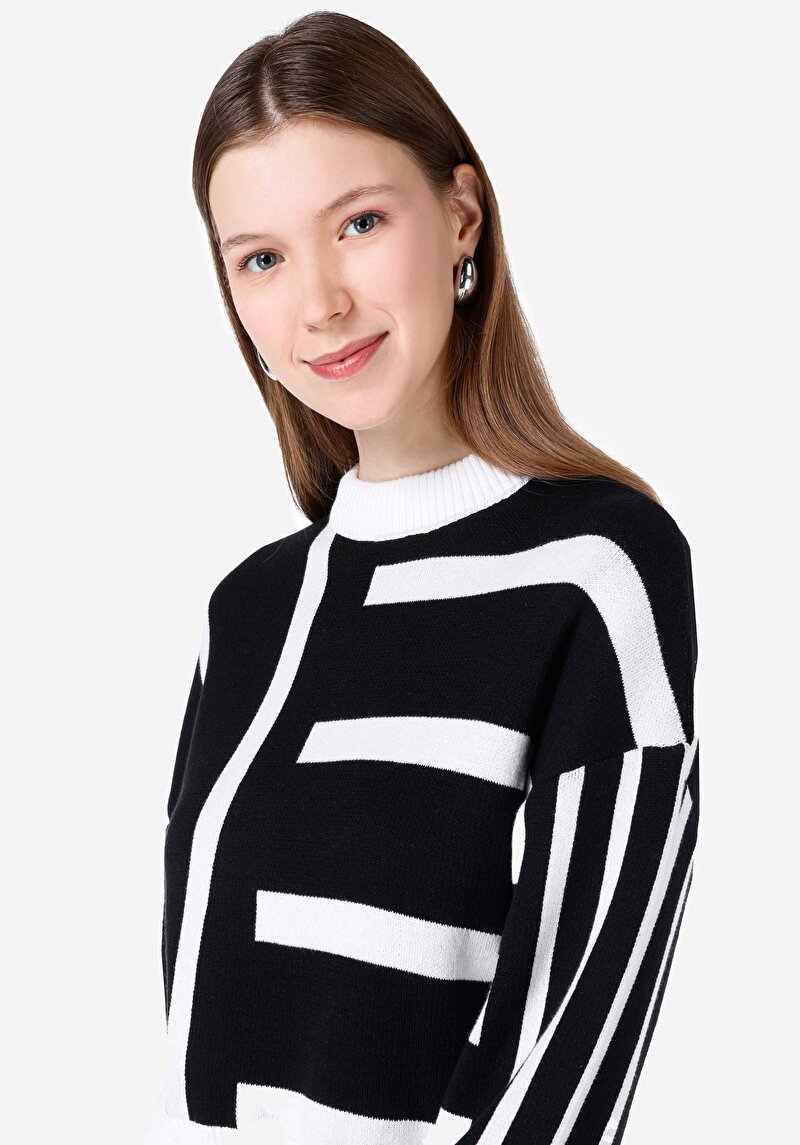 Afișați detalii pentru Pulover De Dama Negru Regular Fit  Cl1067373