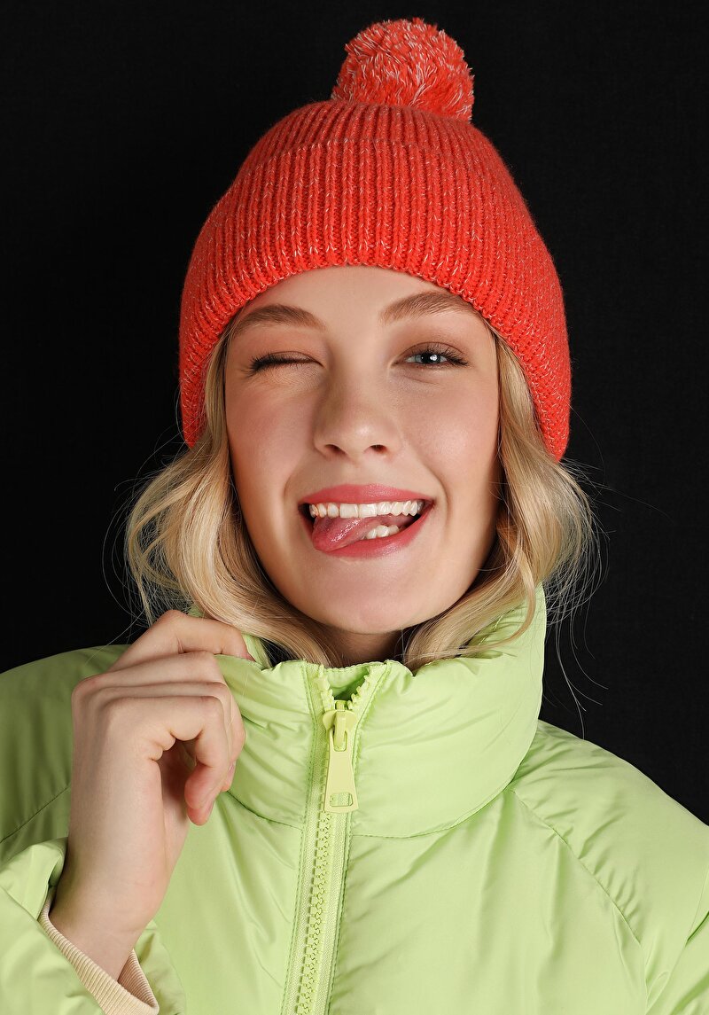 Imagine a Bereta De Dama Portocaliu Modern Fit  Cl1061311