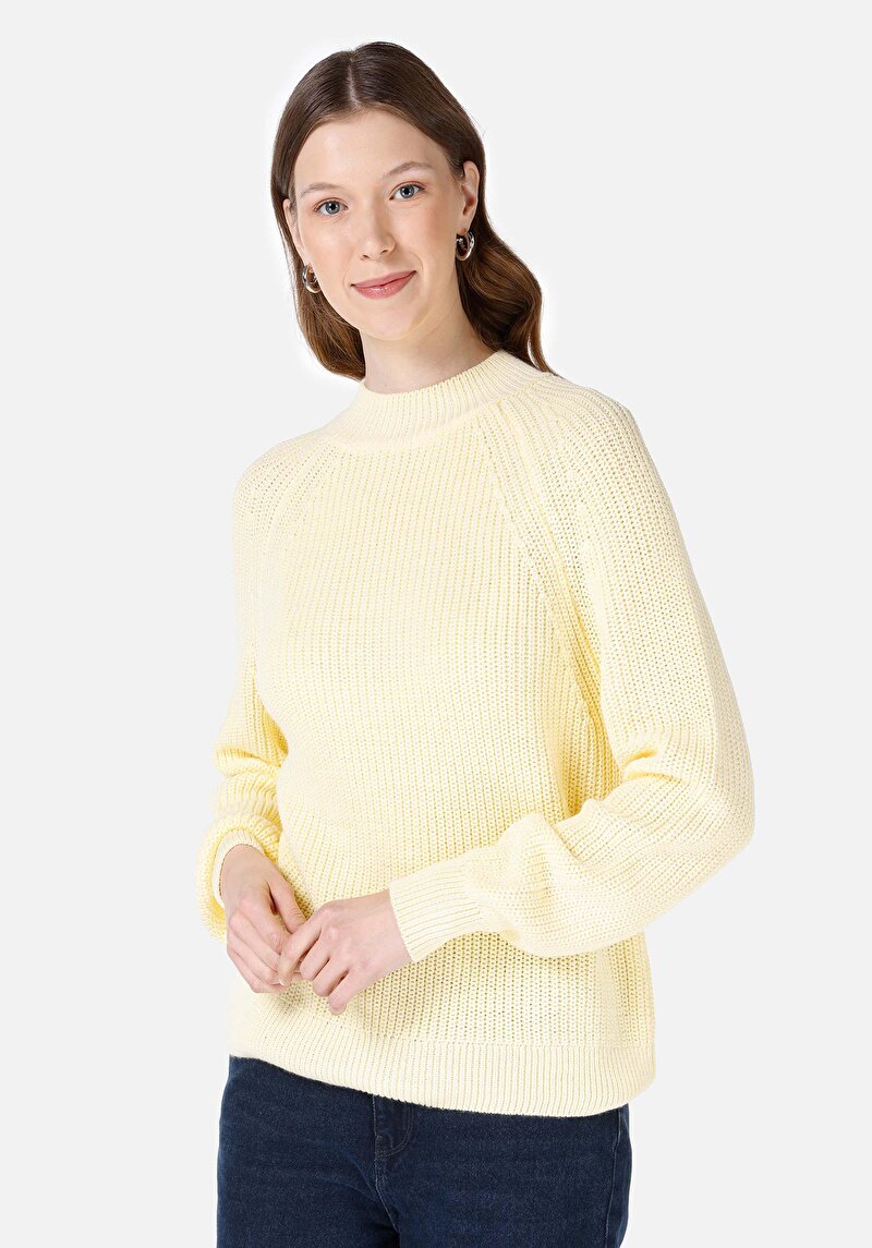 Imagine a Pulover De Dama Galben Regular Fit Cl1067522