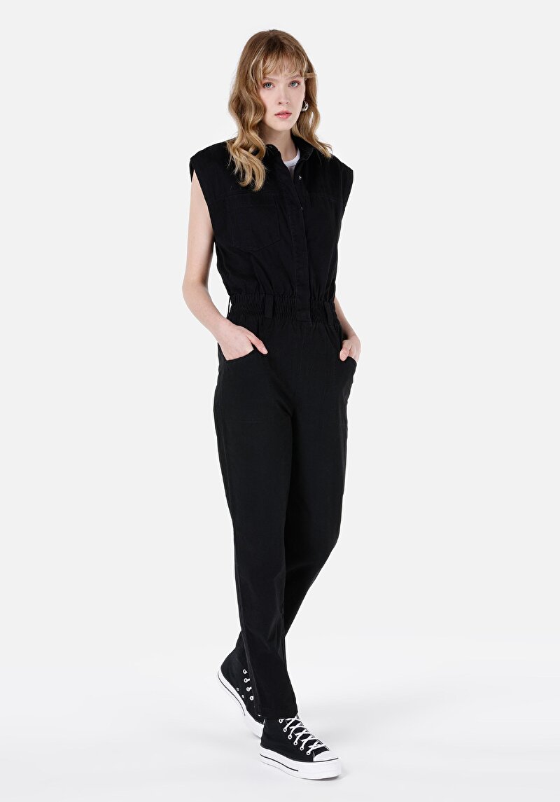 Imagine a Rochie Neagră Pentru Femei Regular Fit