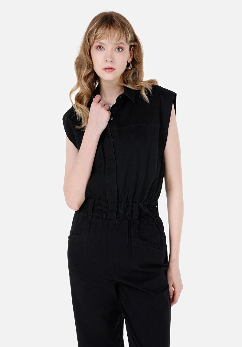 Imagine a Rochie Neagră Pentru Femei Regular Fit