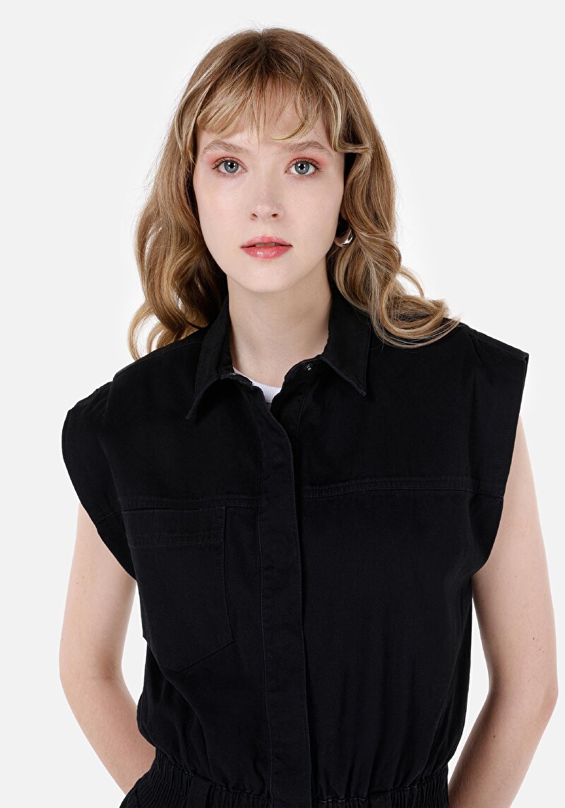 Afișați detalii pentru Rochie Neagră Pentru Femei Regular Fit