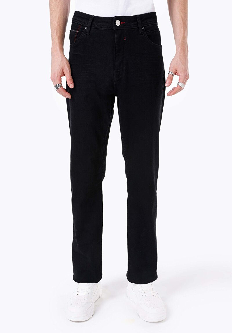 Imagine a Blugi Din Denim Pentru Bărbați Regular Fit