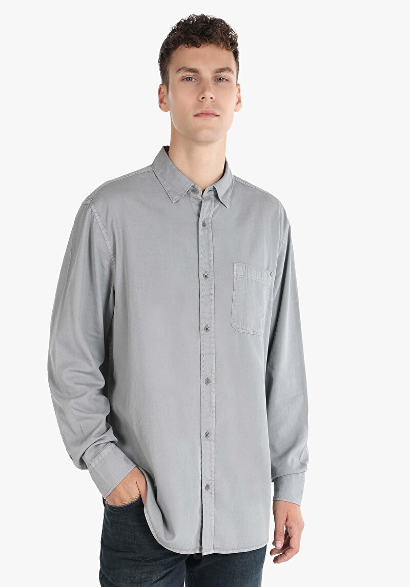 Imagine a Camasa Cu Maneca Lunga De Barbati  Comfort Fit  Cl1064676