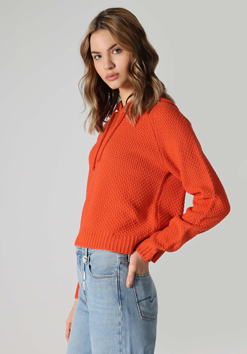 Imagine a Pulover De Dama Portocaliu Regular Fit Cl1062436