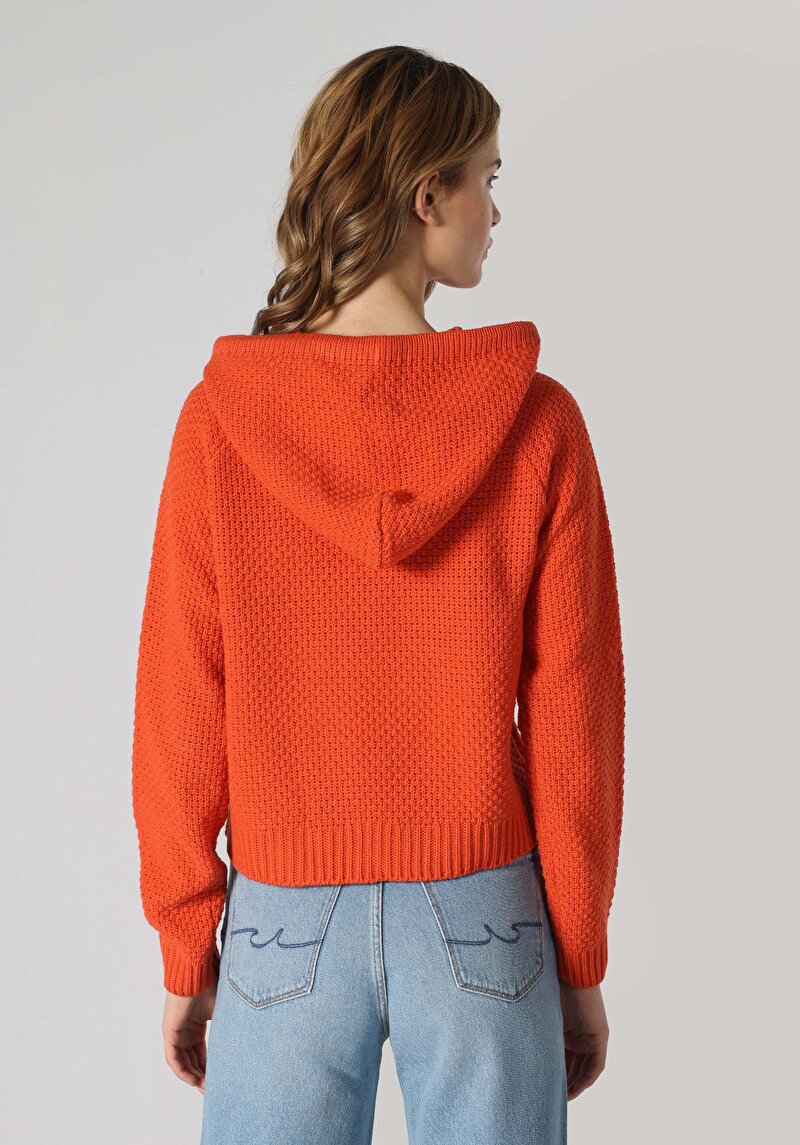 Imagine a Pulover De Dama Portocaliu Regular Fit Cl1062436