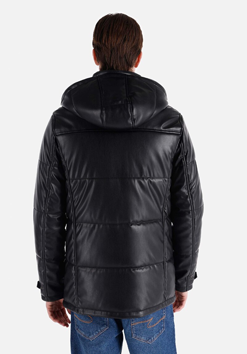 Afișați detalii pentru Jacheta De Barbati Negru Slim Fit  Cl1064989