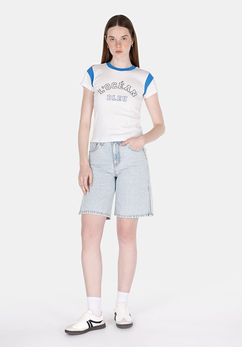 Imagine a Short / Pantaloni Scurti De Dama Denim Regular Fit  Cl1073885