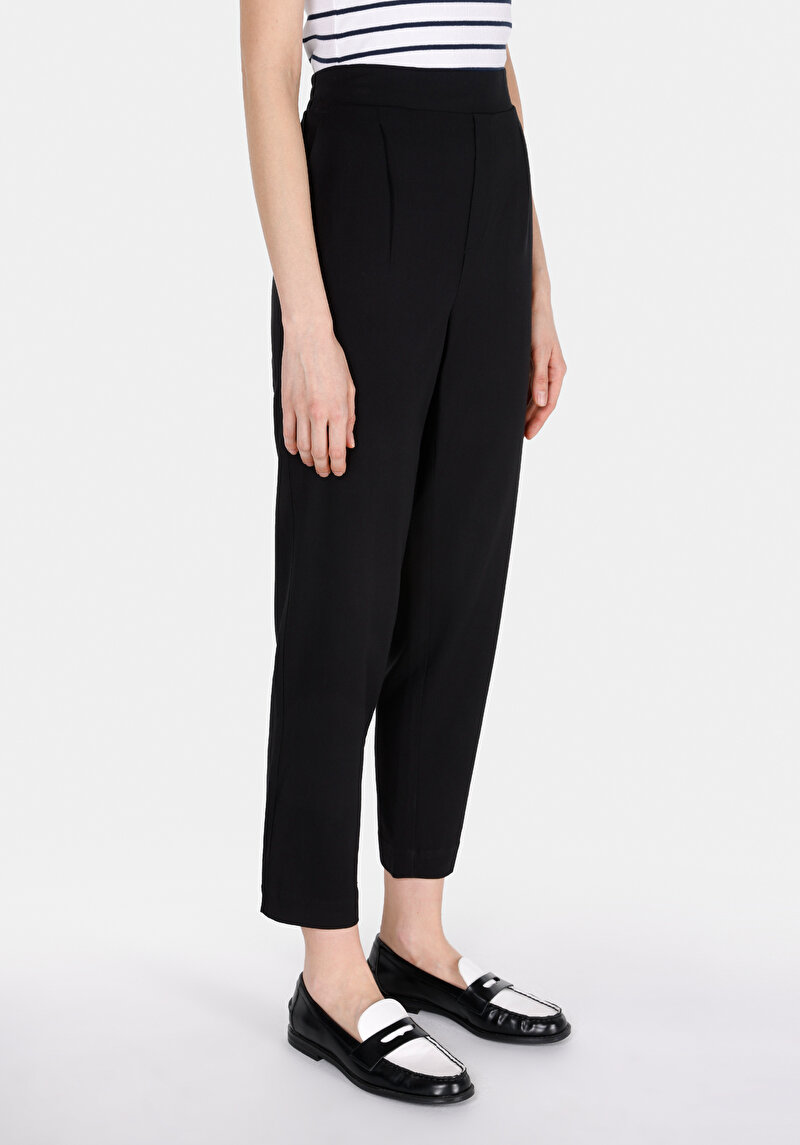 Afișați detalii pentru Pantaloni De Dama Negru Regular Fit  Cl1068239