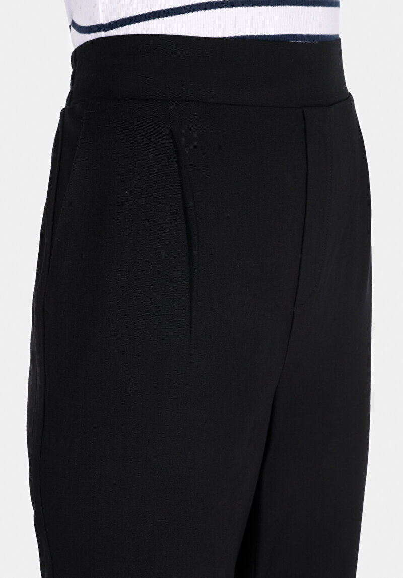 Afișați detalii pentru Pantaloni De Dama Negru Regular Fit  Cl1068239