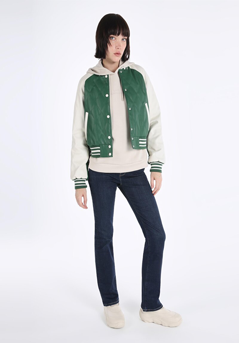 Imagine a Jacheta De Dama Verde Regular Fit Cl1065249