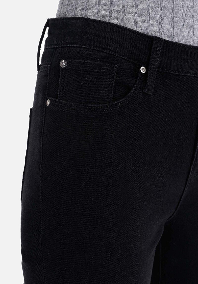 Afișați detalii pentru Pantaloni De Dama Negru Slim Fit 703 Carla Cl1065302