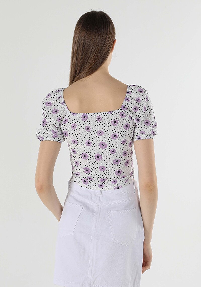 Afișați detalii pentru Tricou Cu Maneca Scurta De Dama Alb Slim Fit  Cl1058791