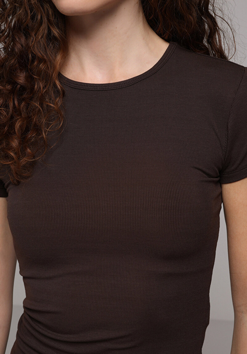 Imagine a Tricou Cu Maneca Scurta De Dama Maro Slim Fit Cl1068560