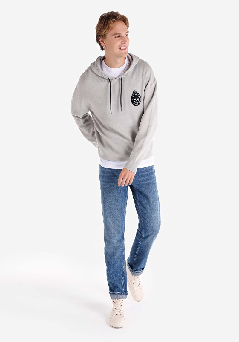 Afișați detalii pentru Pulover De Barbati Gri   Cl1065585