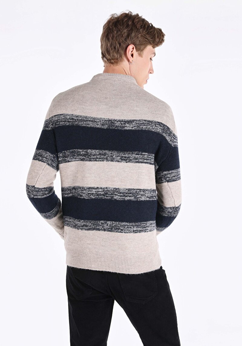 Imagine a Pulover De Barbati Bej Cl1065734