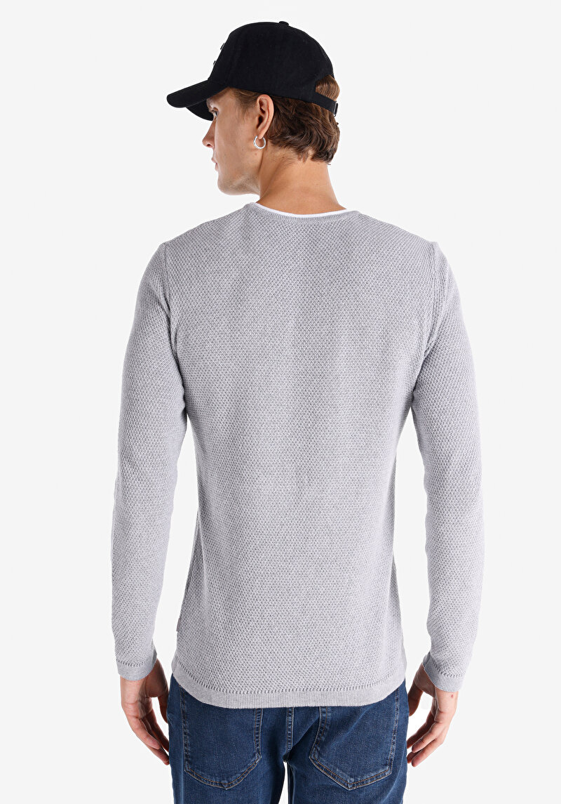 Afișați detalii pentru Pulover De Barbati Gri   Cl1065743