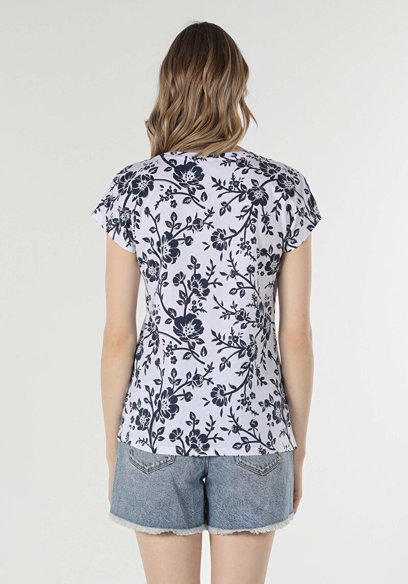 Afișați detalii pentru Tricou Cu Maneca Scurta De Dama Alb Regular Fit  Cl1058993