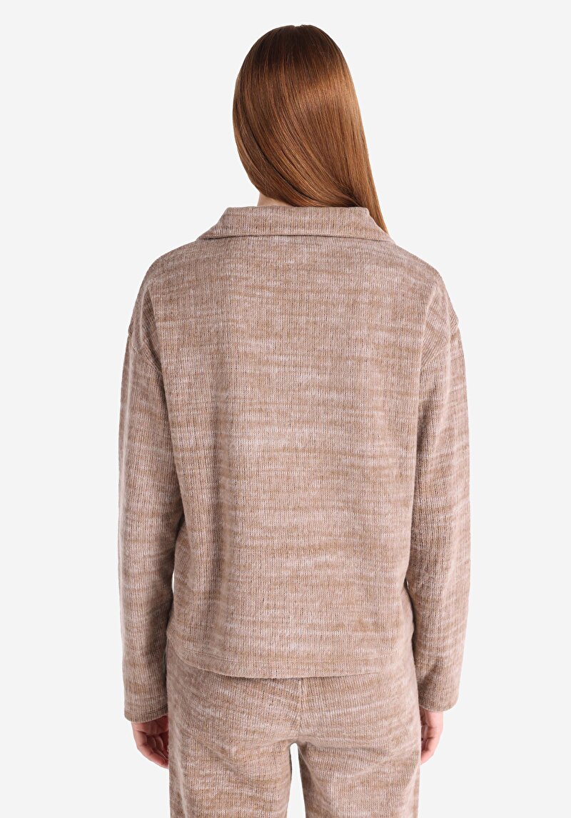 Afișați detalii pentru Tricou Cu Maneca Lunga De Dama Maro   Cl1066040