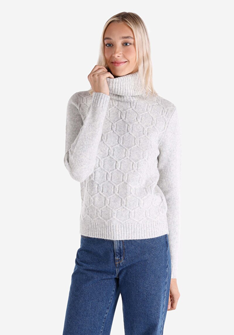 Imagine a Pulover De Dama Gri   Cl1066042