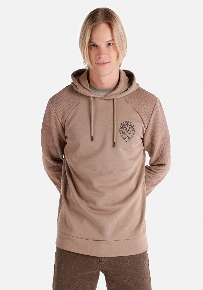 Imagine a Tricou Cu Maneca Lunga De Barbati Maro   Cl1066047