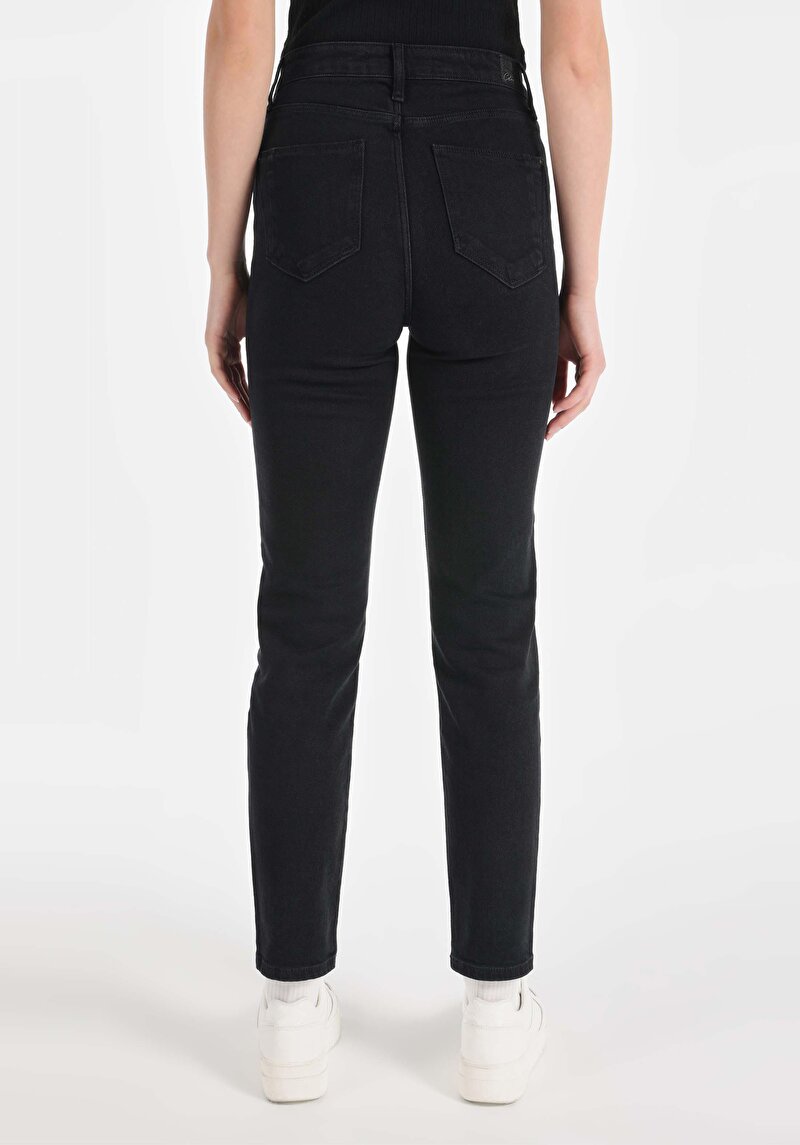 Afișați detalii pentru Pantaloni De Dama Negru Slim Fit 703 Carla Cl1066413