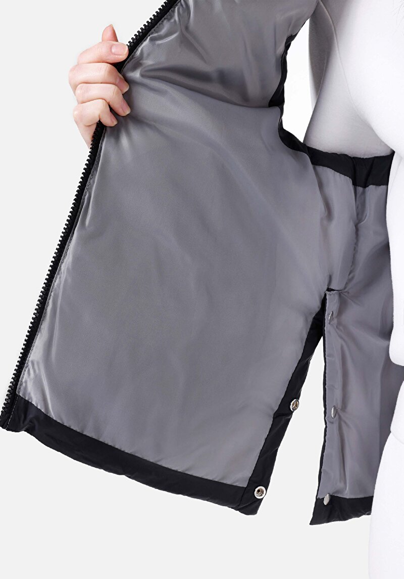 Afișați detalii pentru Vesta De Dama Negru Regular Fit  Cl1066879