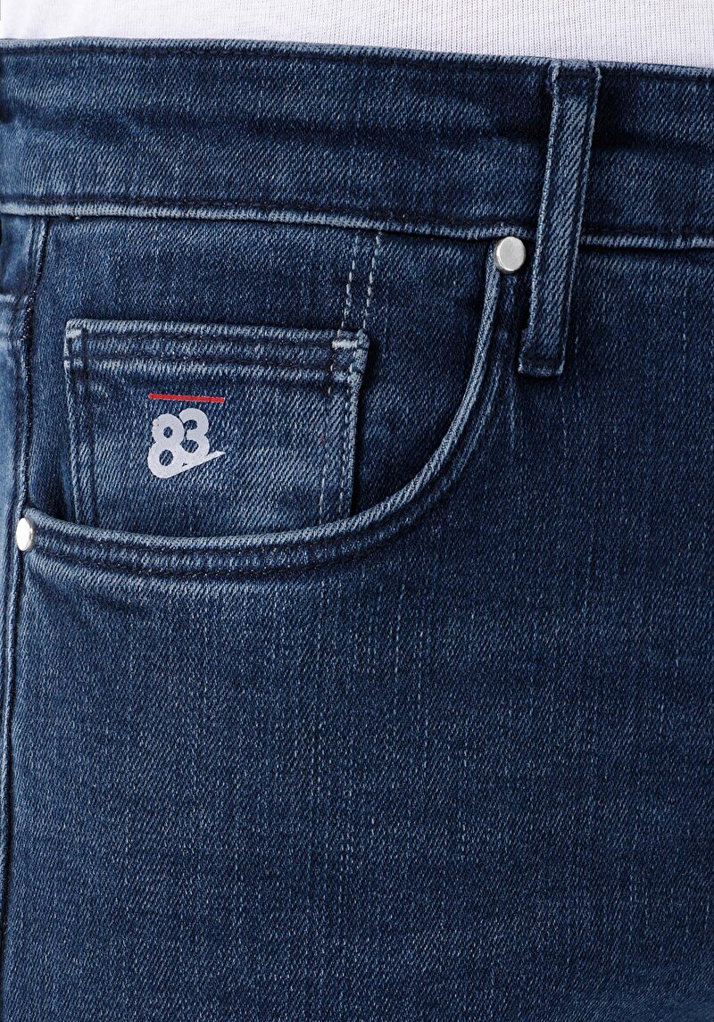 Afișați detalii pentru Blugi Slim Fit Indigo Pentru Bărbați