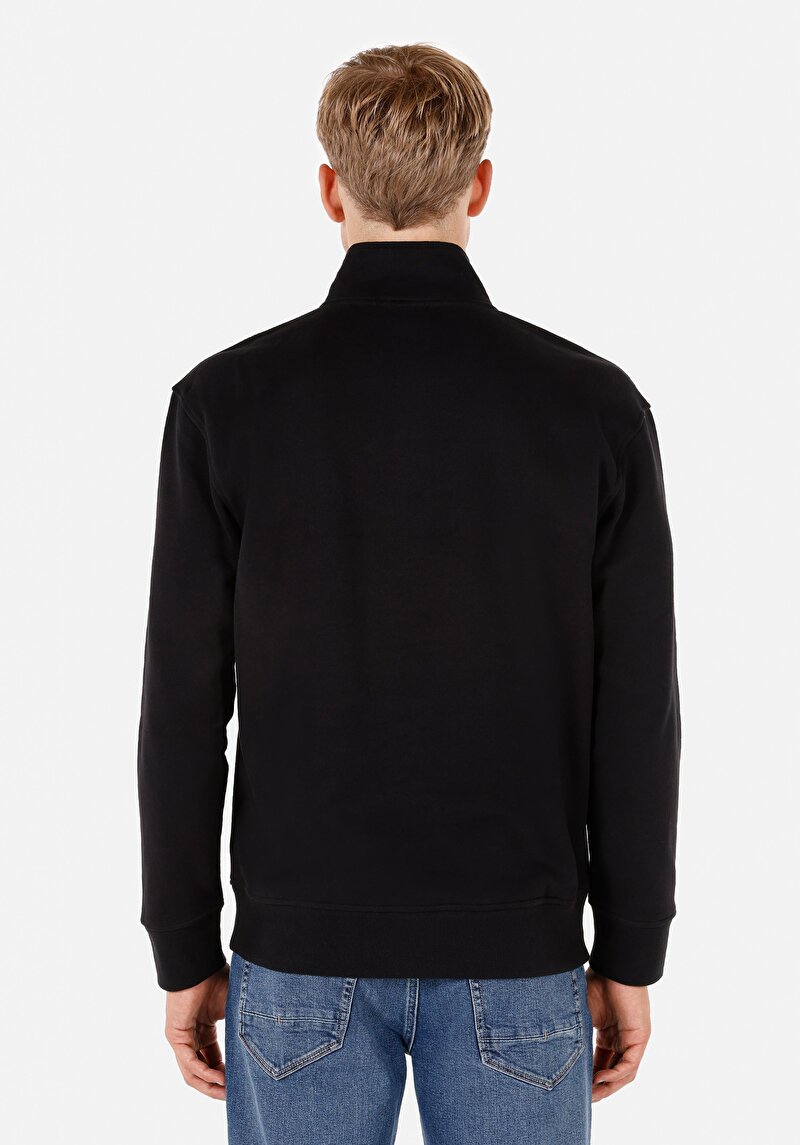 Afișați detalii pentru Hanorac / Bluza De Barbati Negru Comfort Fit  Cl1069945