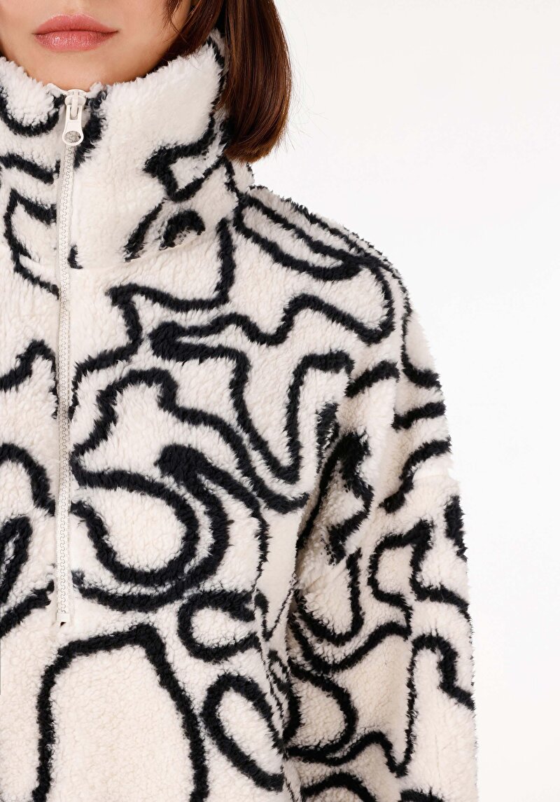 Afișați detalii pentru Hanorac / Bluza De Dama Alb Regular Fit  Cl1071113