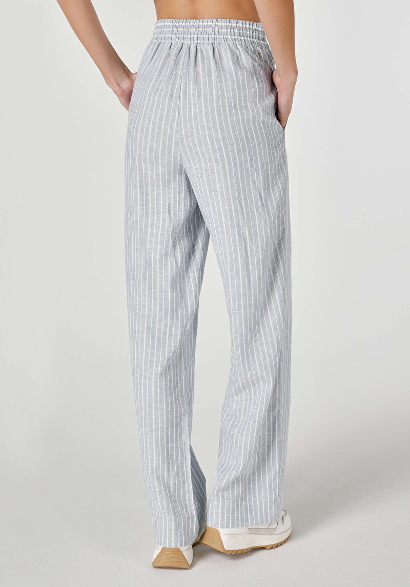 Imagine a Pantaloni De Dama Albastru Regular Fit Cl1063925