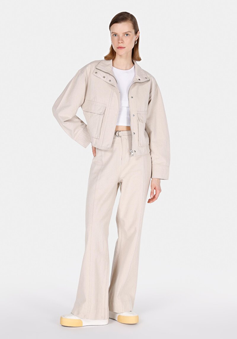 Imagine a Jacheta De Dama Bej Regular Fit Cl1072488