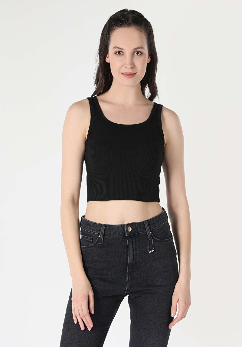 Imagine a Maiou De Dama Negru Slim Fit Cl1064019