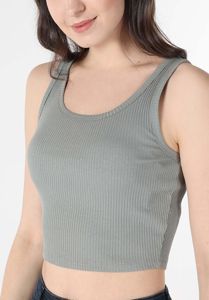 Imagine a Maiou De Dama Verde Slim Fit  Cl1064019
