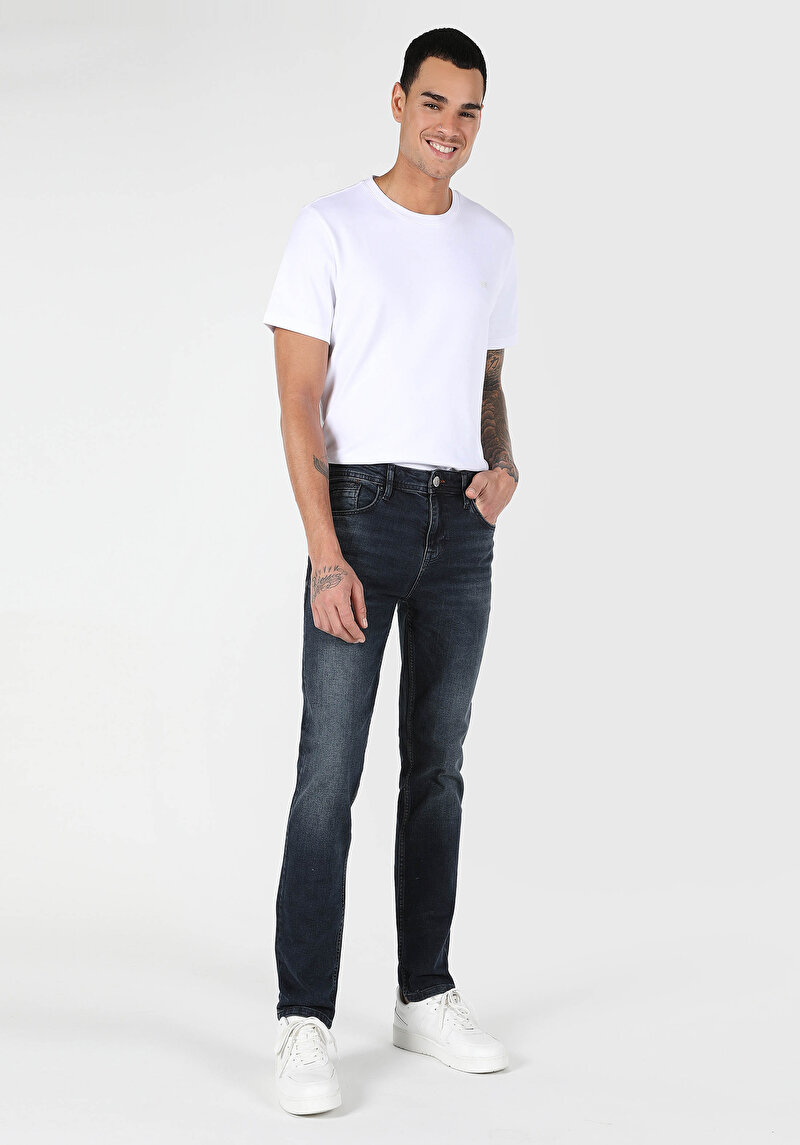 Imagine a Pantaloni De Barbati Negru Straight Fit 044 Karl Cl1062408