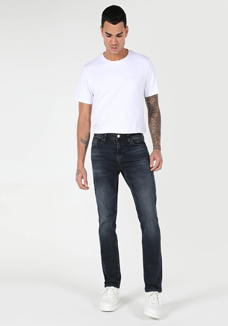 Imagine a Pantaloni De Barbati Negru Straight Fit 044 Karl Cl1062408