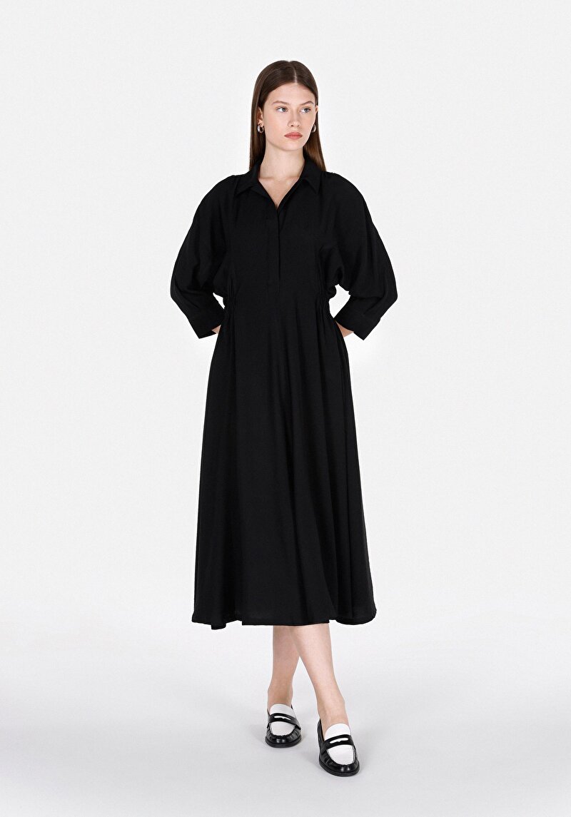 Imagine a Rochie De Dama Negru Regular Fit  Cl1073337