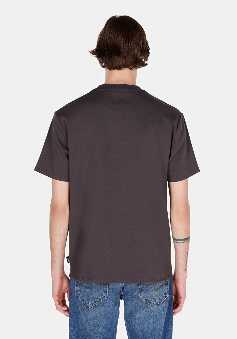 Imagine a Tricou Cu Maneca Scurta De Barbati Maro Comfort Fit  Cl1073689