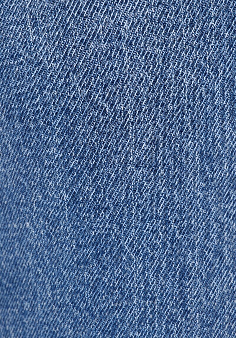 Afișați detalii pentru Regular Fit Talie Înaltă Picior Larg Blugi İndigo Pentru Femei