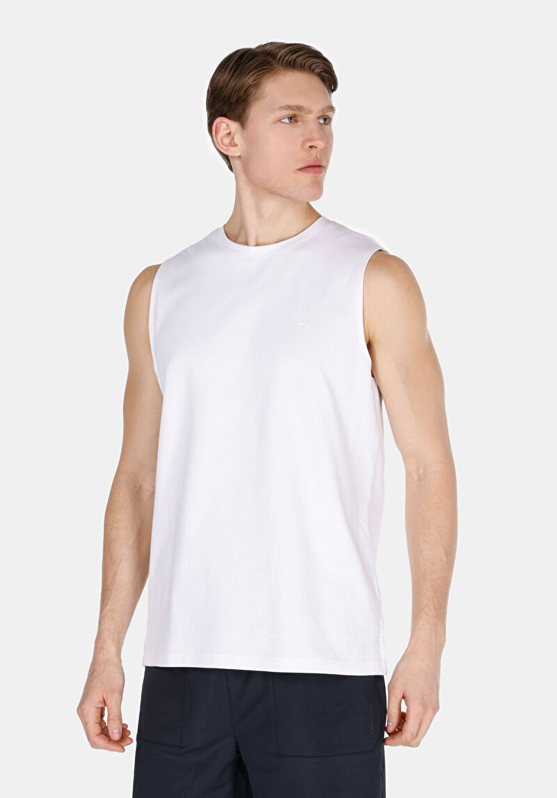 Imagine a Maiou De Barbati Alb Regular Fit Cl1075031