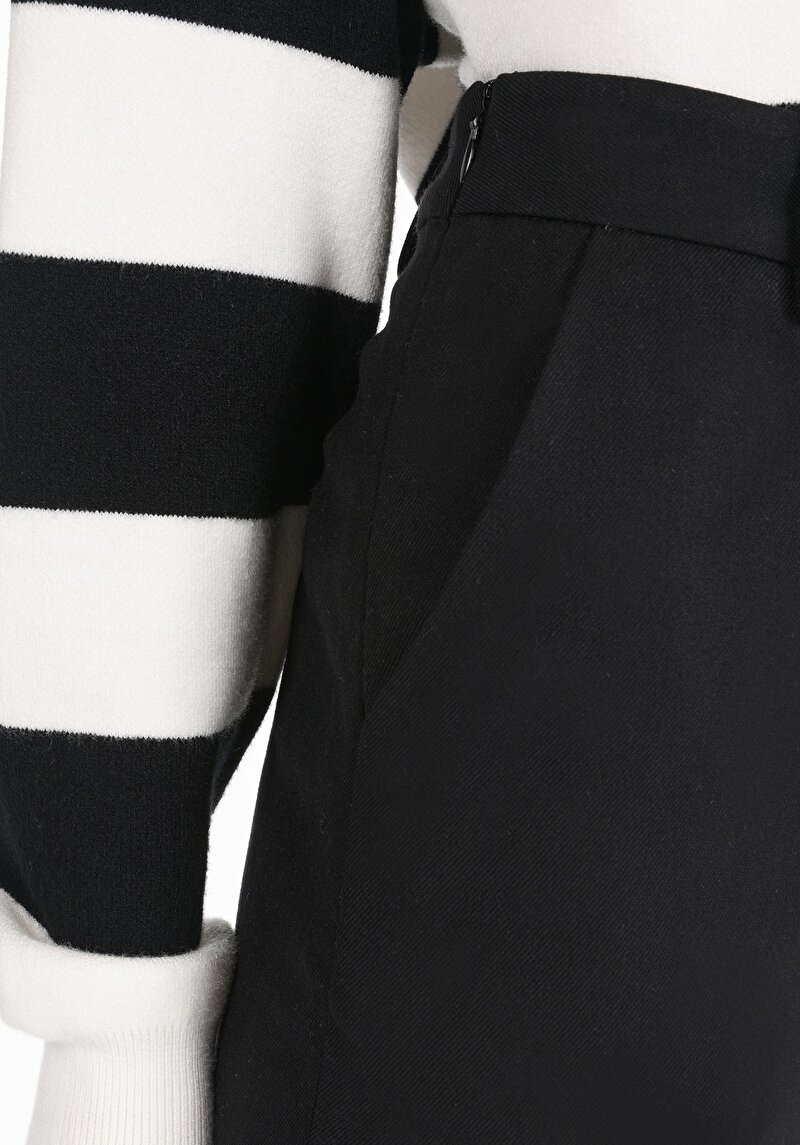 Afișați detalii pentru Pantaloni De Dama Negru Slim Fit  Cl1064520