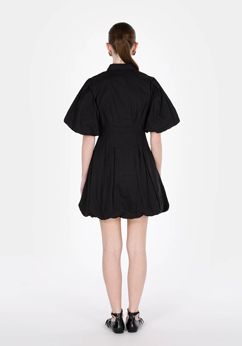 Imagine a Rochie Neagră Pentru Femei Regular Fit