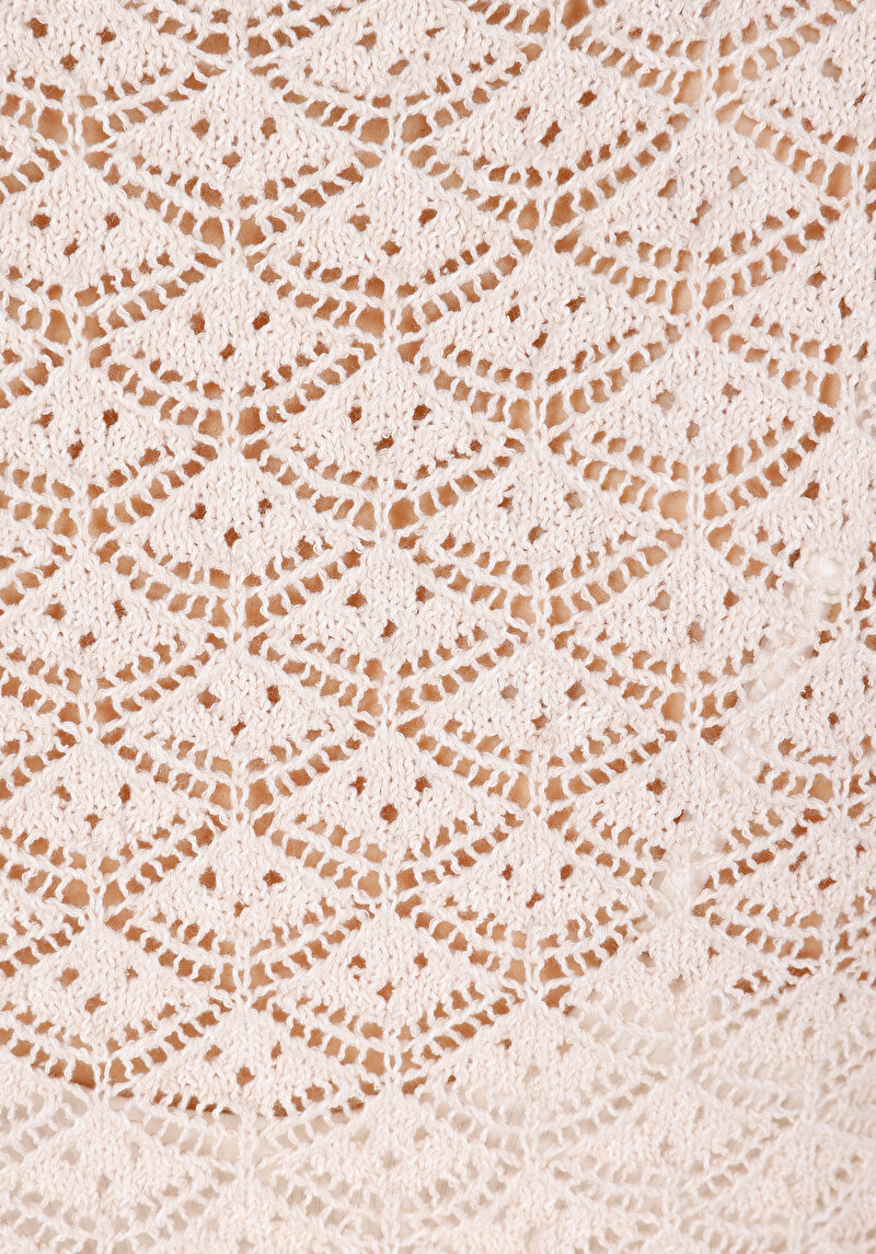 Afișați detalii pentru Pulover Cu Mâneci Scurte De Dama Bej Slim Fit  Cl1074415