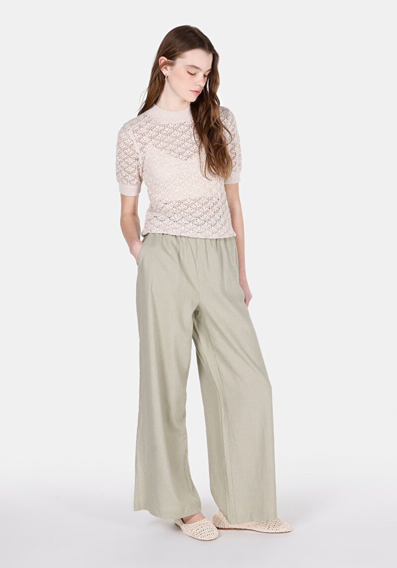 Imagine a Pantaloni De Dama Verde Regular Fit  Cl1074805